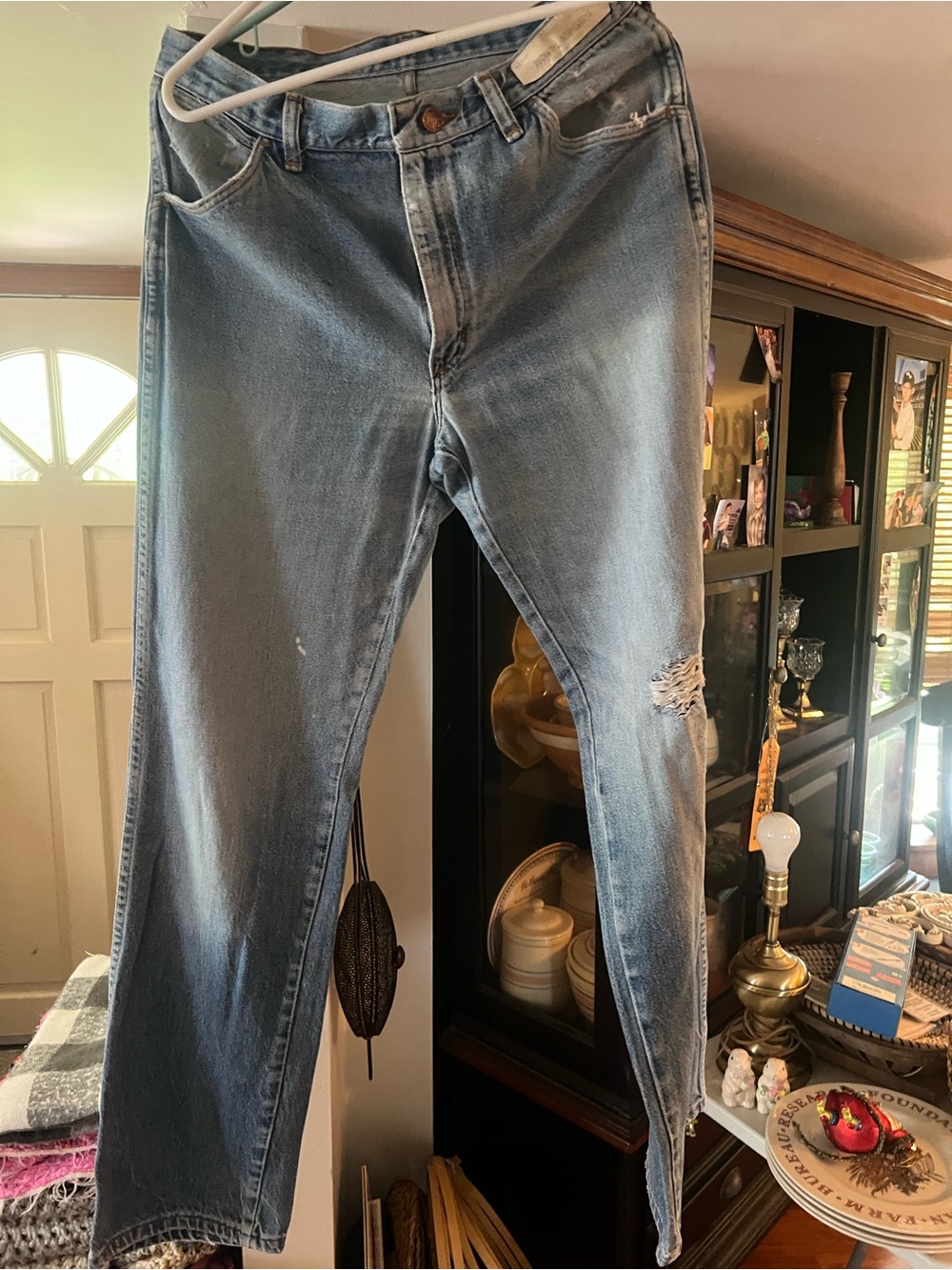 Vintage Big Ben blue jeans 33x34 grunge distressed relaxed straight style